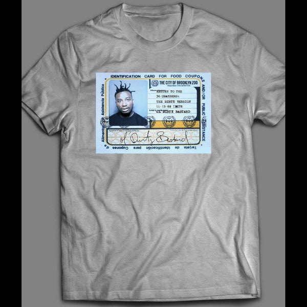 Ol Dirty Bastard Odb Food Stamp Card Shirt 80 S 90 S To Today Quality Artistic Graphic Shirts