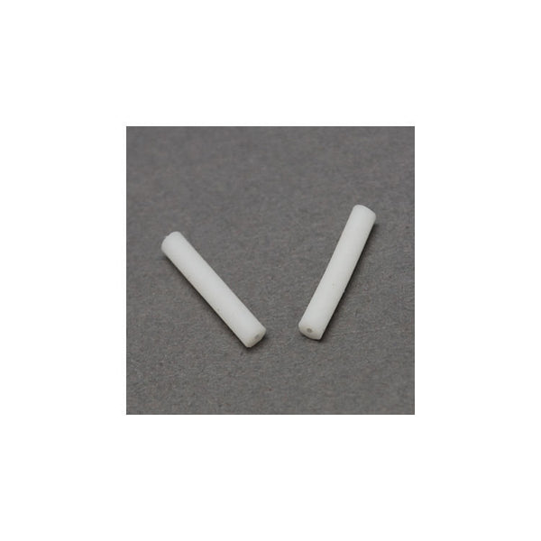 Earring back stopper - white earring stoppers - white earring backs - Plastic Earring Earnuts - tube stopper (2105)