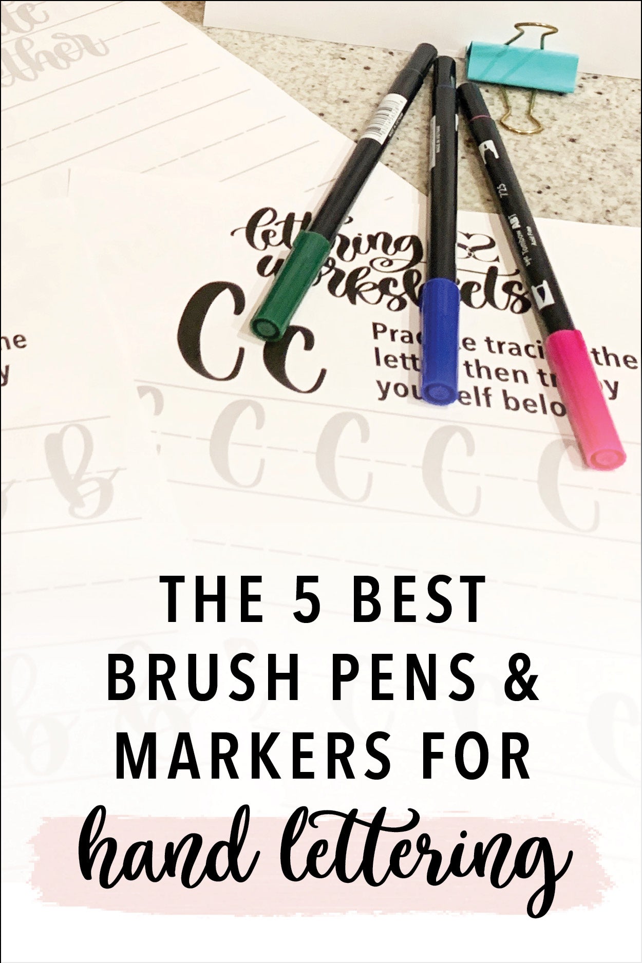 best brush pens for hand lettering