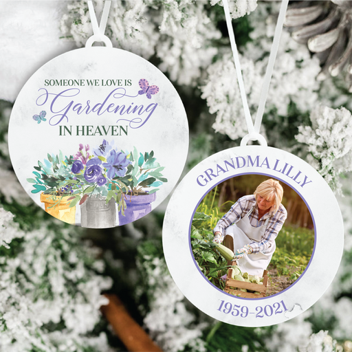 Someone I Love Is Fishing in Heaven Memorial Ornament — Simple & Sentimental