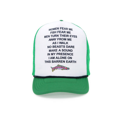Gryliko Fishing Hat for Men Funny Fishing Gifts Fish Fear Me Hat