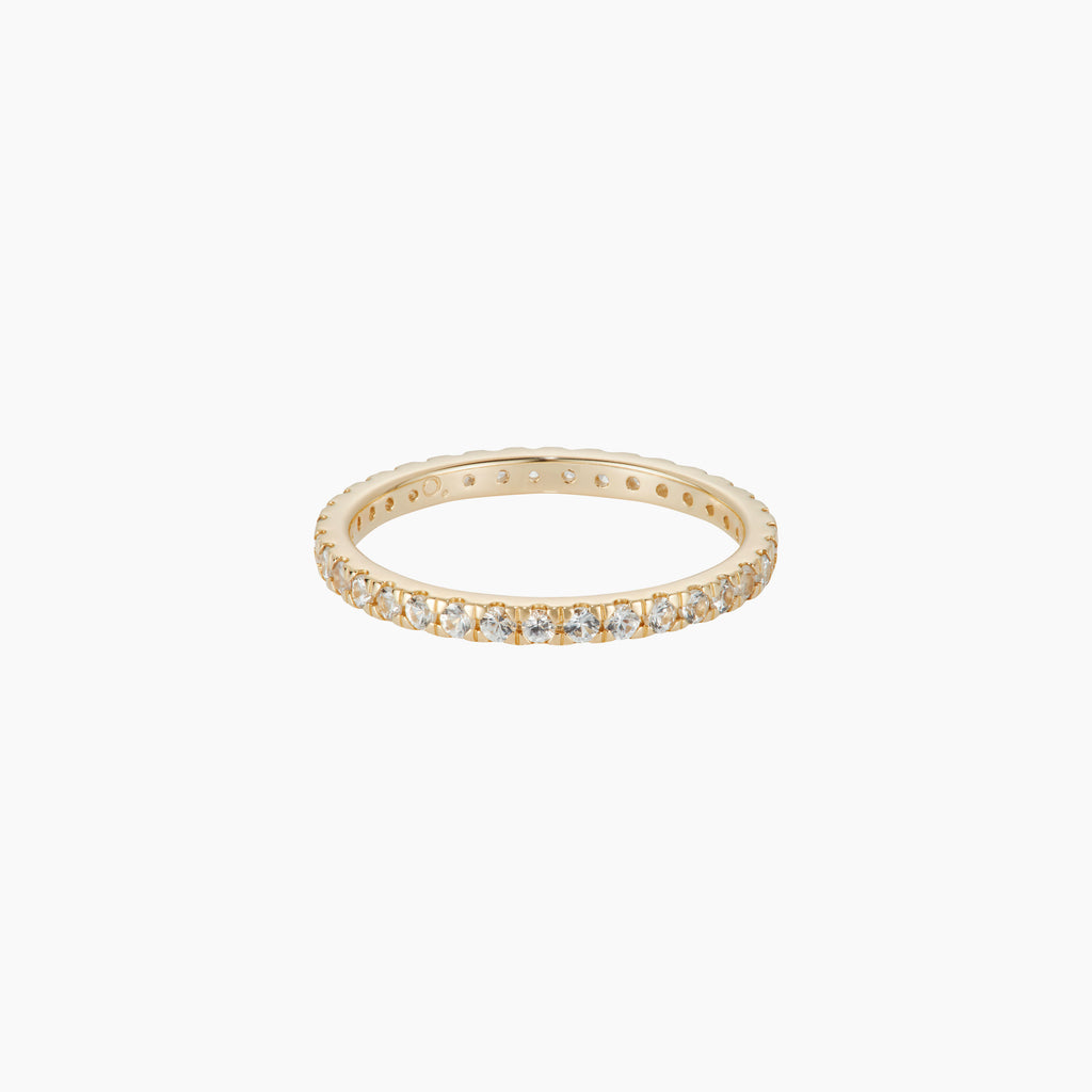 White Sapphire Full Eternity Ring | Otiumberg