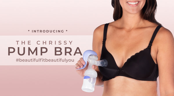 Hands-free breastfeeding bra without rims postpartum