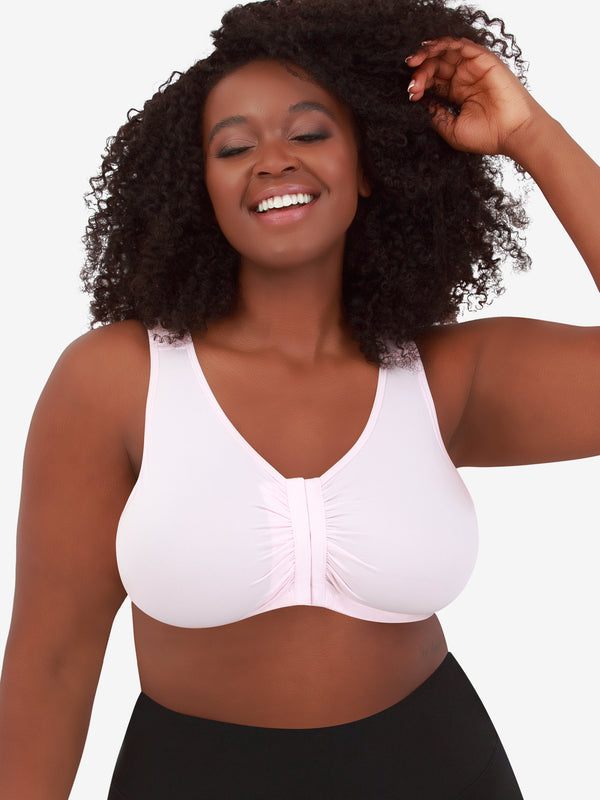 Front Button Seamless Bra Boylan Front Button One Piece Front