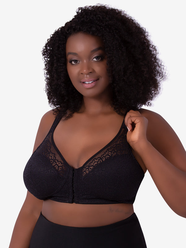 The Moira - Front-Closure Posture Back Support Bra – Leading Lady Inc.