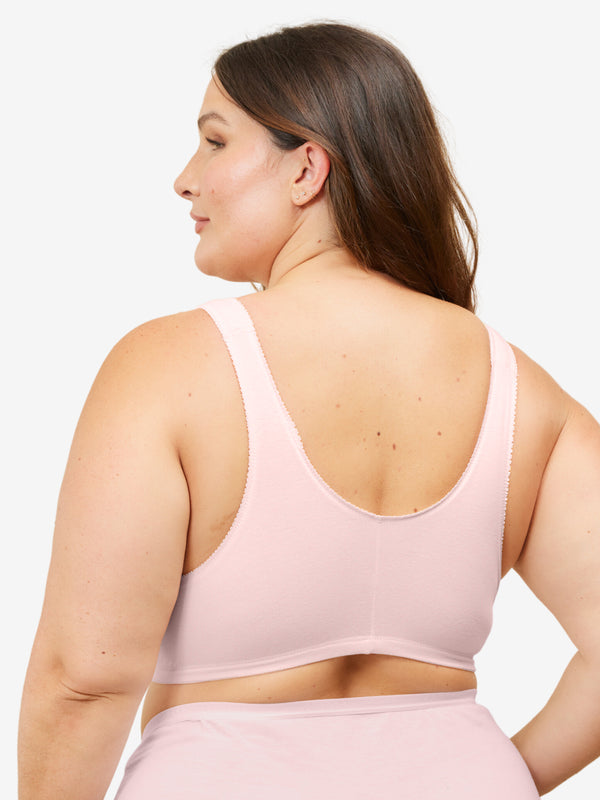 The Meryl - Cotton Front-Closure Comfort & Sleep Bra – Leading