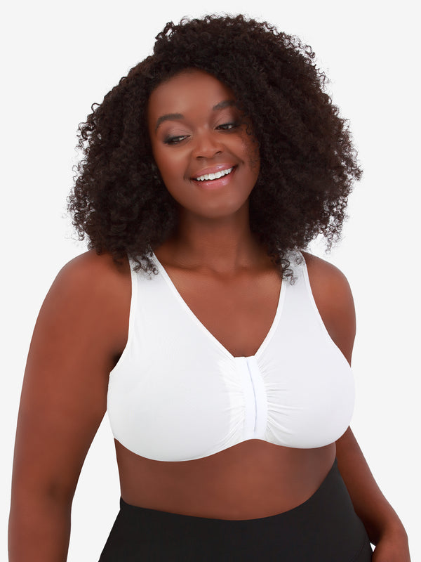Conlarlys Bra, Conlarlys Front Closure Acutefebruary Bra, Conlarlys  Seamless Lift Bra with Front Snaps for Women (Beige, Large) at   Women's Clothing store