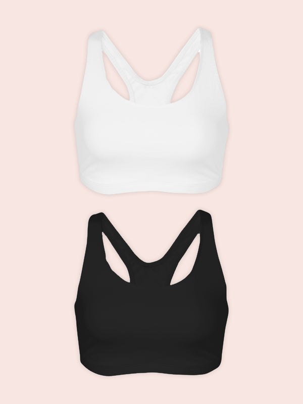 Leading Lady The Serena - Cotton Wirefree Sports Bra In White, Size:  46dd/f/g : Target