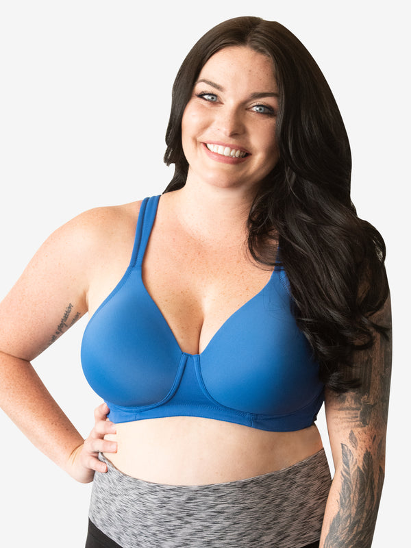 The Bettie - Cotton Latex-Free Wirefree Bra – Leading Lady Inc.