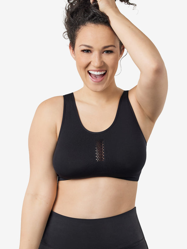 Greta logo band bralette