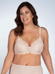 The Ava- Scalloped Lace Underwire Full Figure Bra 5044