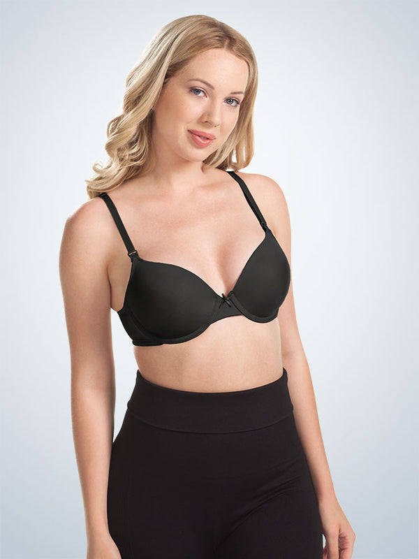 Leading Lady The Carole - Cool Fit Underwire Nursing Bra in Black, Size:  34DD