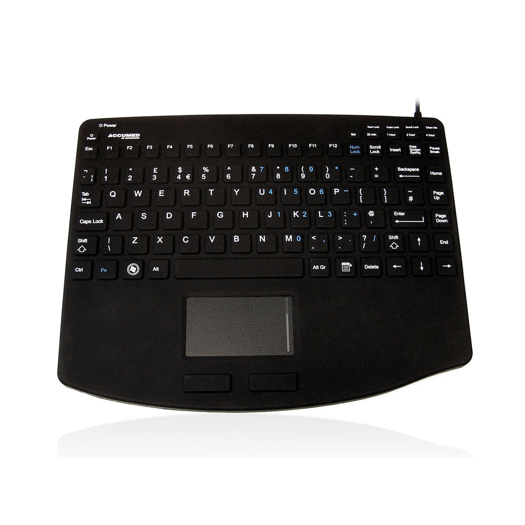 AccuMed 540-MK2 IP67 Medical Keyboard With Integrated Touchpad ...