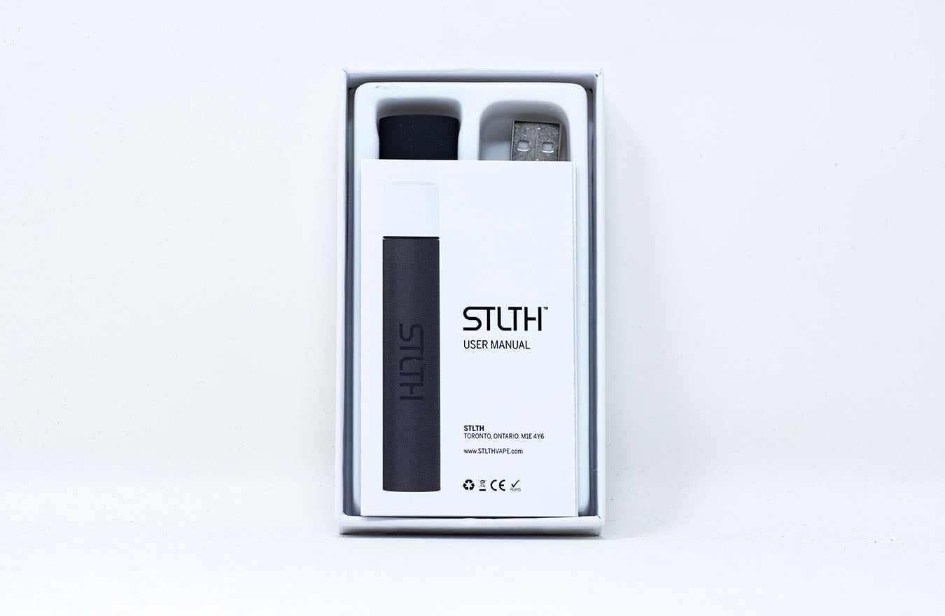 STLTH vaporizer packaging