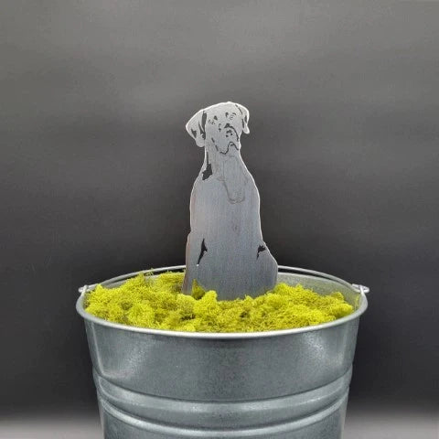 Weimaraner Corten Steel Outdoor Silhouette - Small