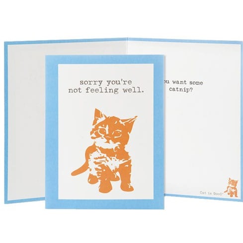 Want Catnip Greeting Card