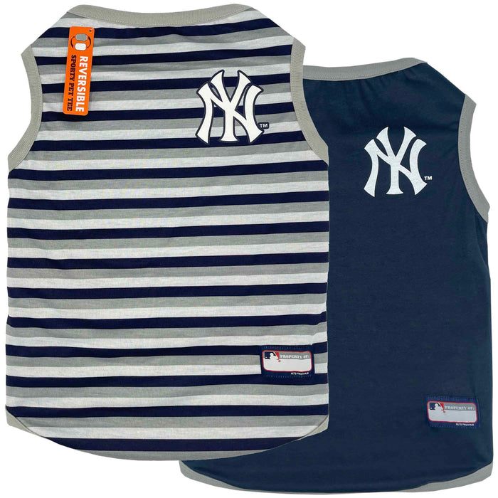 NEW YORK YANKEES DOG SHIRT / DOG JERSEY, PINK or BLUE, ASSORTED