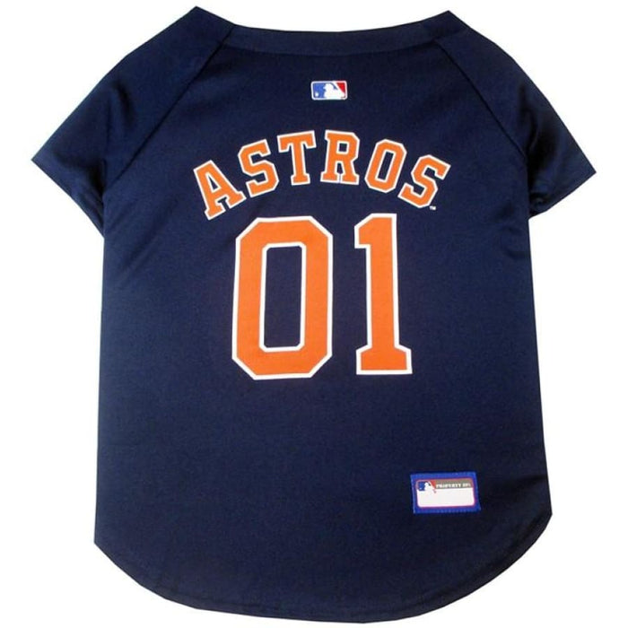 Houston Astros Throwback Pet Jersey in 2023