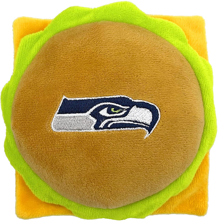 Pets First Dallas Cowboys Plush Hamburger Dog Toy | PetSmart