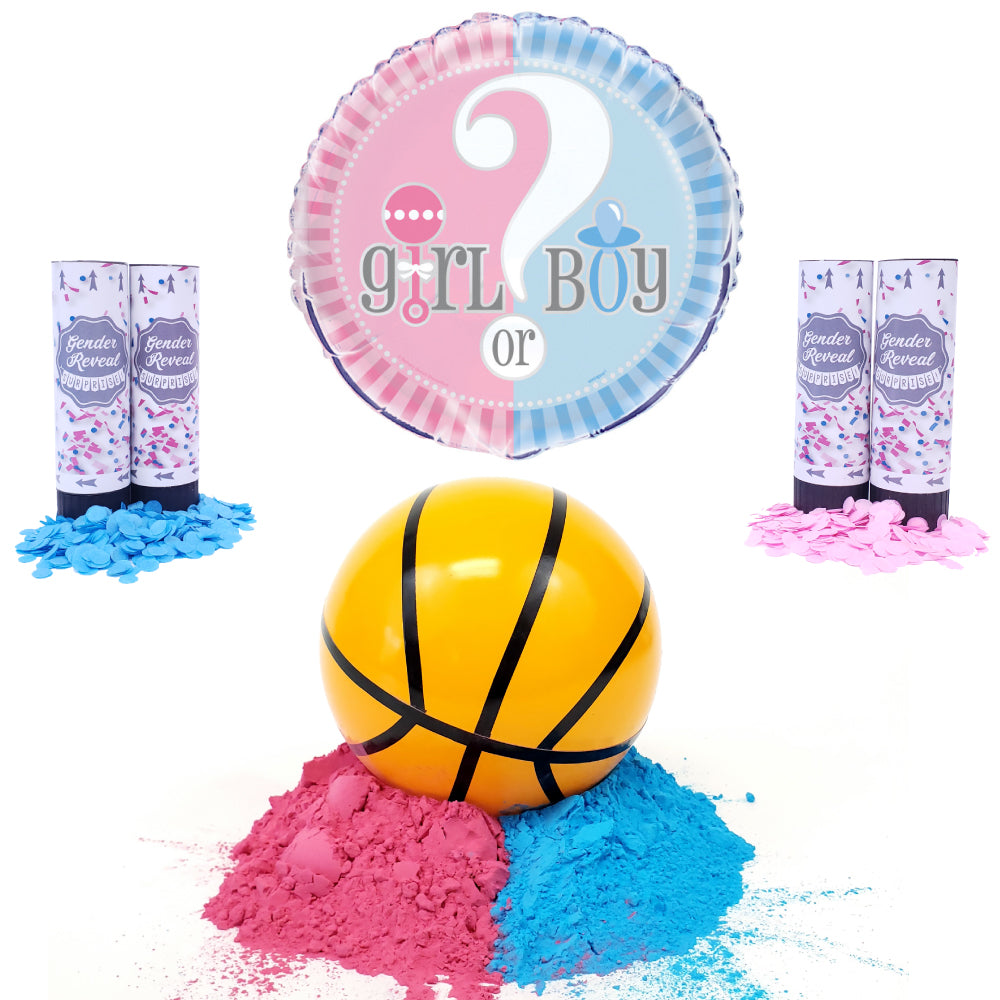 Gender Reveal Basketball Party Package | Sport Themed Gender Reveal