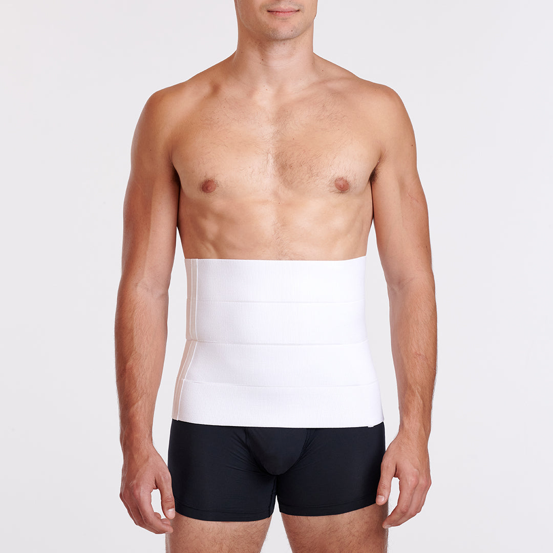 Abdominal Binder Post Surgery Tummy Tuck Belly Binder Post Hysterectomy  Belly Band 12 Inch Medical Abdominal Binder For Men and Women Compression  Wrap
