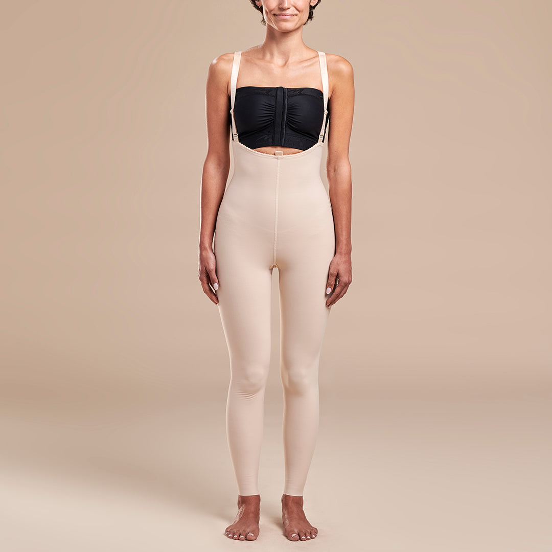 Marena Recovery Girdle With High Back reinforced panels style SFBHRM Med  beige