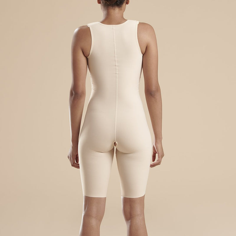 SHAPE ME BABY-Mesh Cheeks (calf length) Compression Body Suit