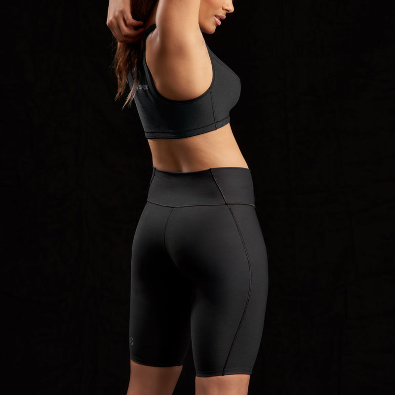 Buy wholesale Ecological extra high waist compression shorts-Jade