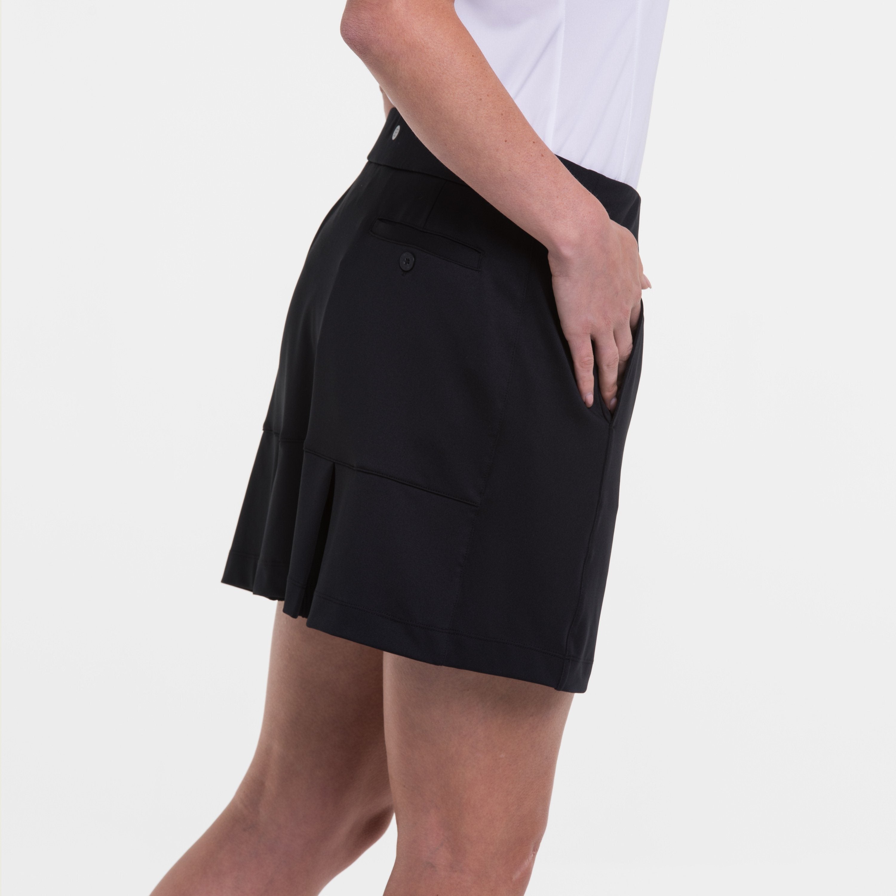 Knit Skort w/ Back Mesh Pleat Detail – EPNY