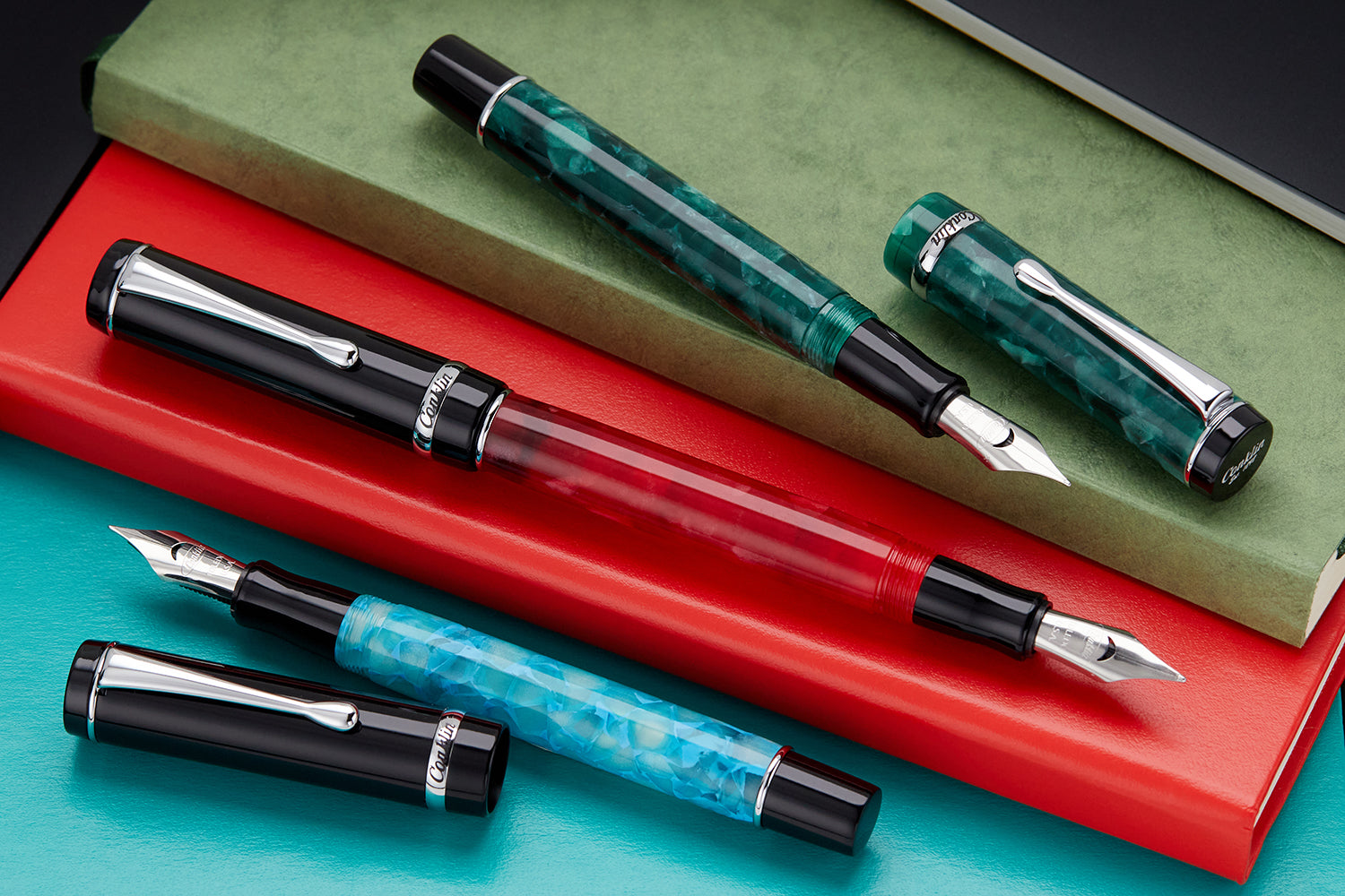 Conklin Duragraph 万年筆 極細ペン先 フォレストグリーン (CK71320: CK71327)