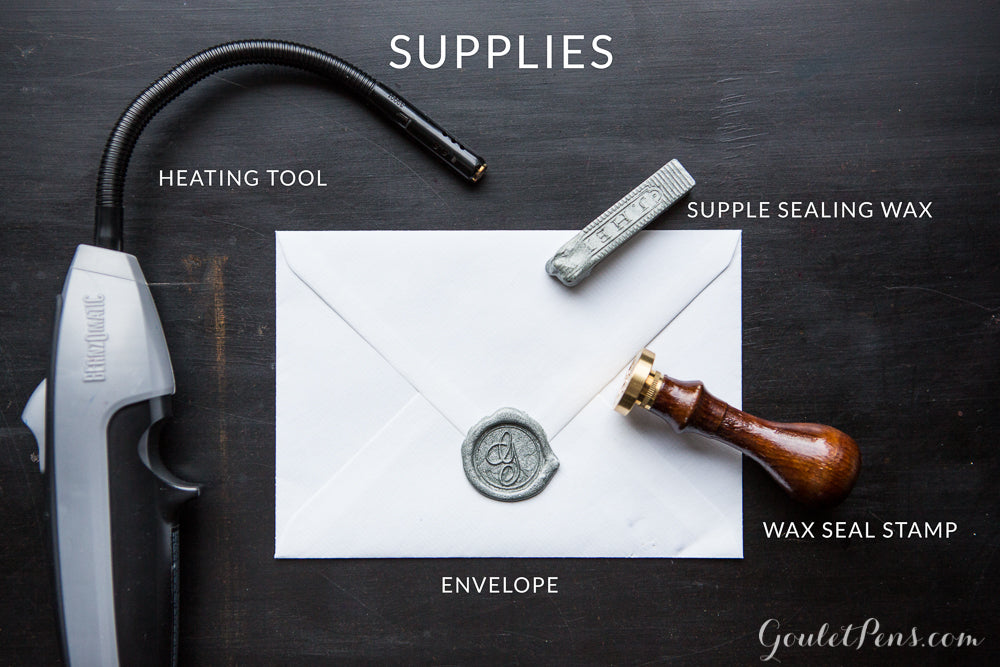 Supplies for creating a wax seal