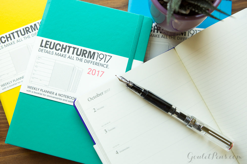 3 Leuchtturm1917  planners stacked on top of each other