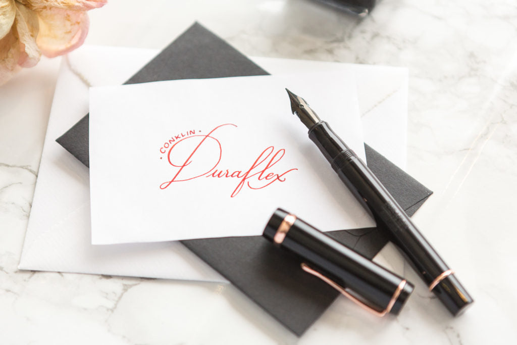 Conklin Duraflex Black Rose Gold