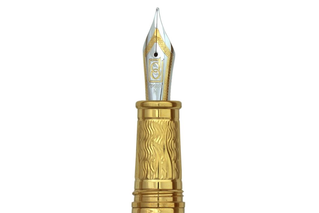 Celestial Fountain Pen 18-Karat Gold Section