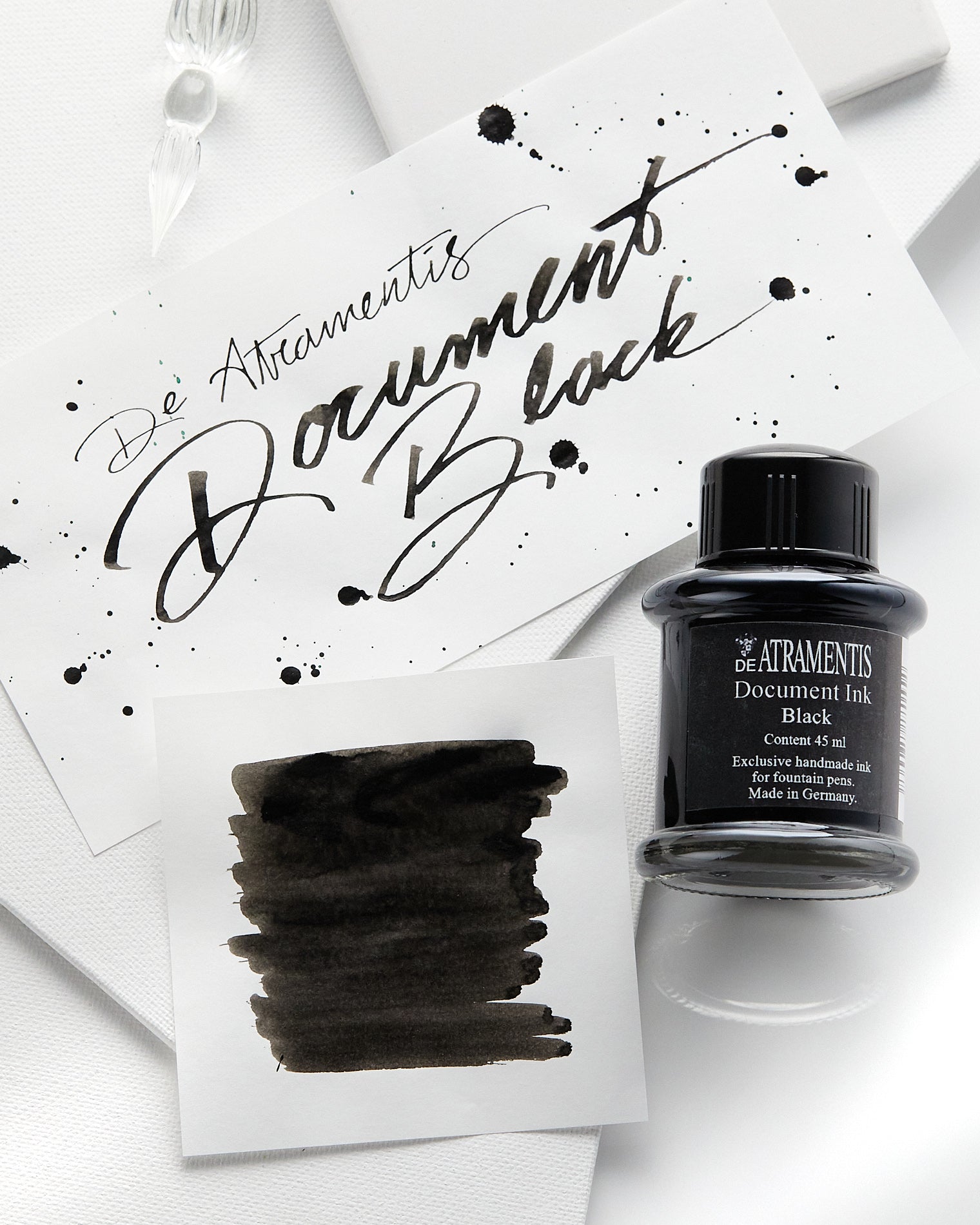 De Atramentis Document Ink Grey - 45ml Bottled Fountain Pen Ink - The  Goulet Pen Company