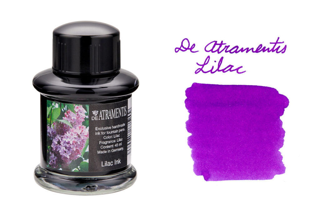 De Atramentis Lilac bottle and swab