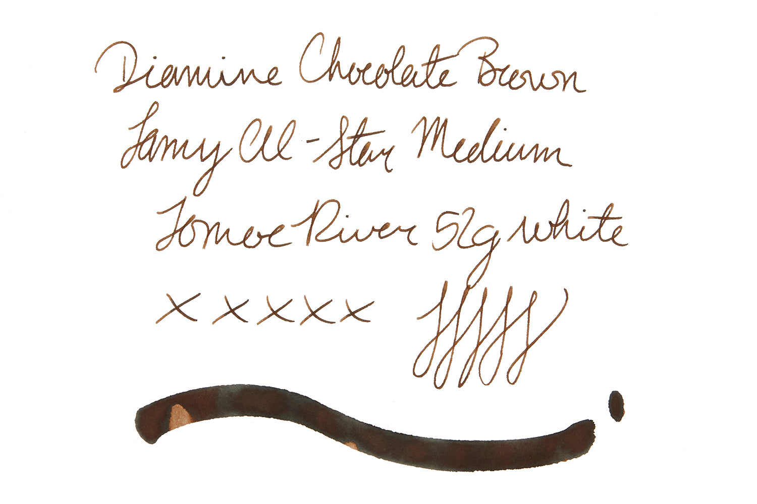 Who Doesn't Like Chocolate?! • Diamine Chocolate Brown Ink Test 