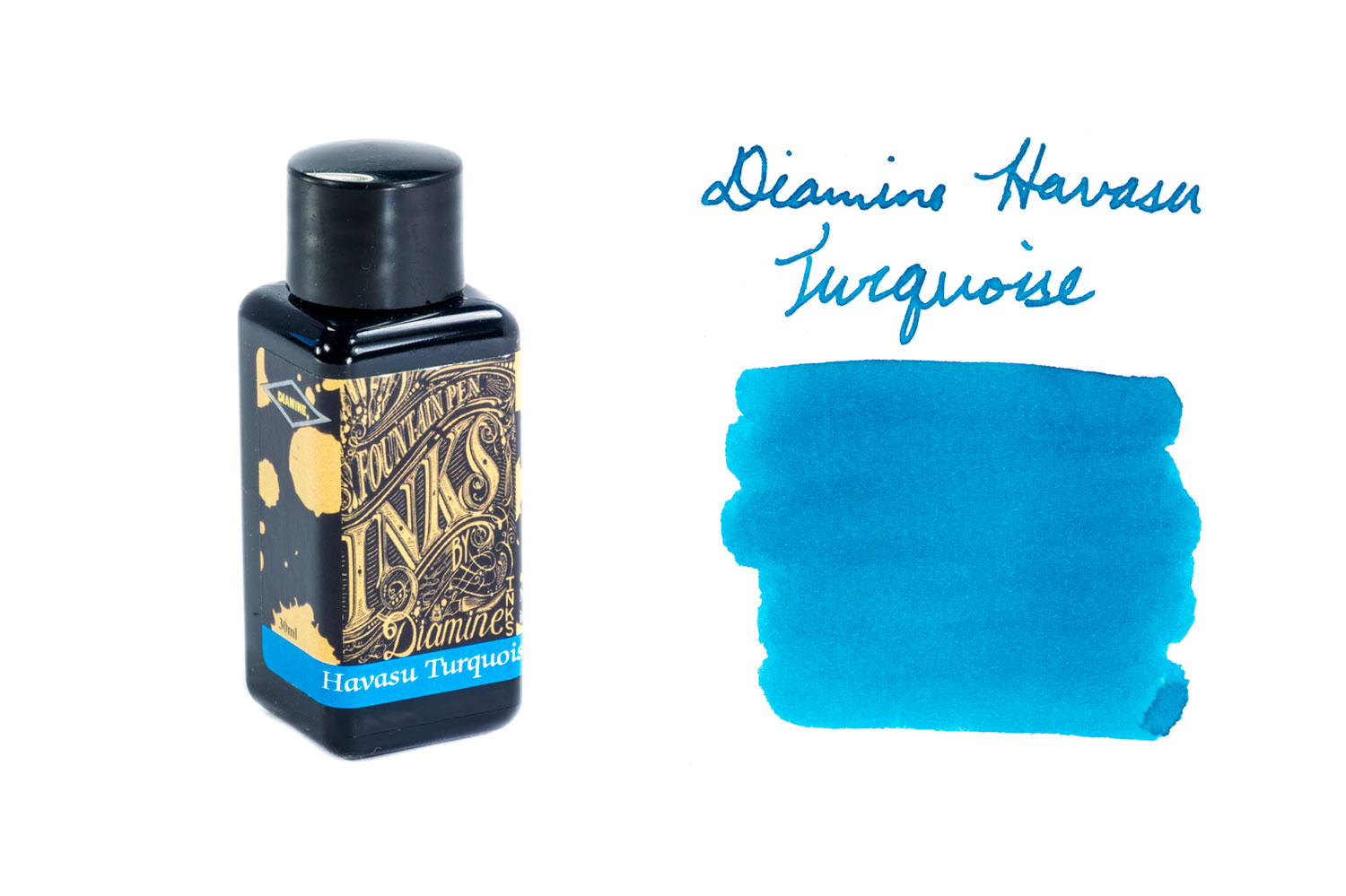 Diamine Havasu Turquoise fountain pen ink