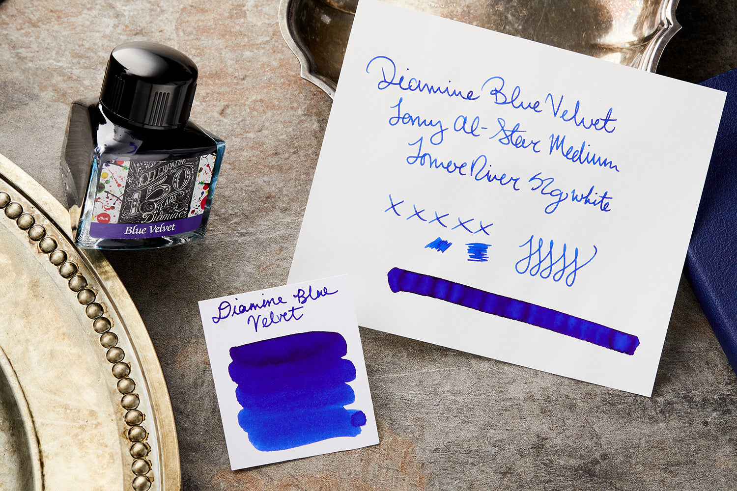 Diamine Blue Velvet fountain pen ink