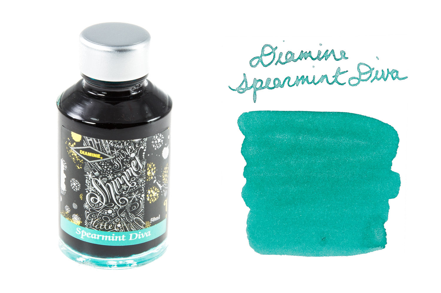 Diamine Spearmint Diva fountain pen ink