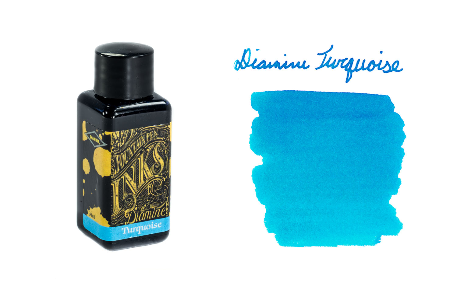 Diamine Turquoise fountain pen ink