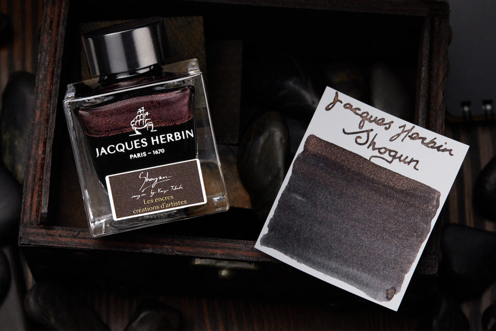 Bottle of Jacques Herbin Shogun fountain pen ink