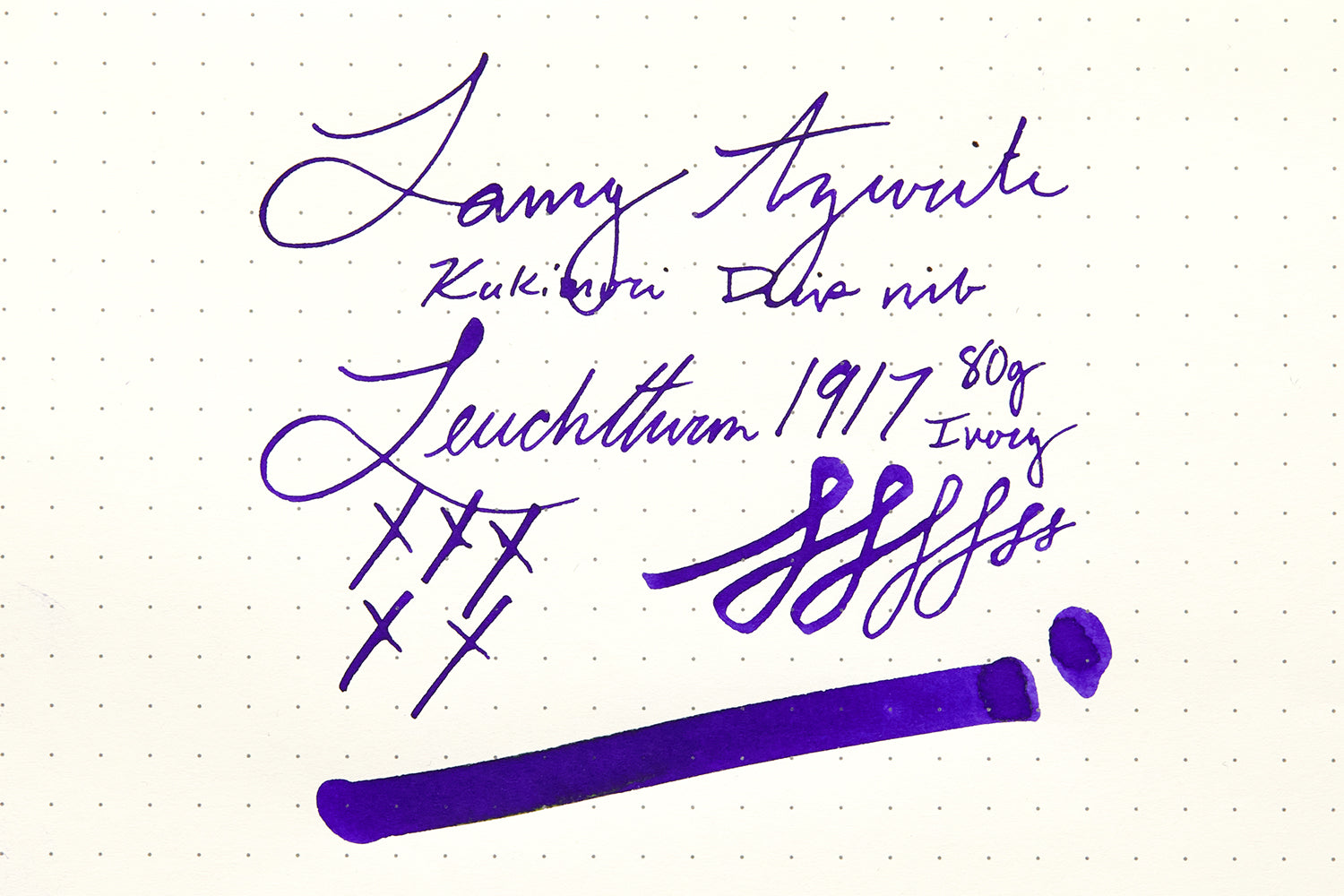 LAMY Azurite on Leuchtturm1917