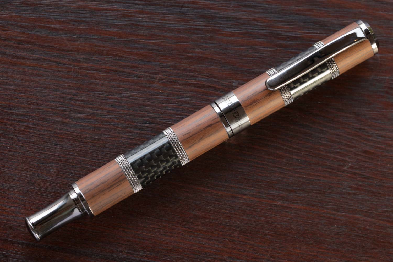 Monteverde Regatta Walnut and carbon fiber