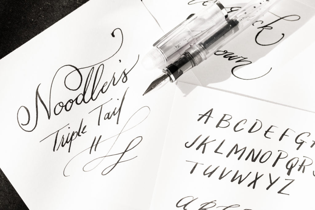 Noodler's Triple Tail and handwriting saying Noodler's Triple Tail