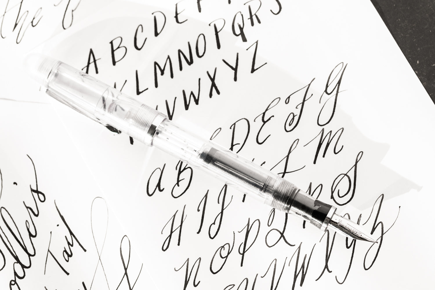 Handwriting with variation in line widths, and the Noodler's Triple Tail