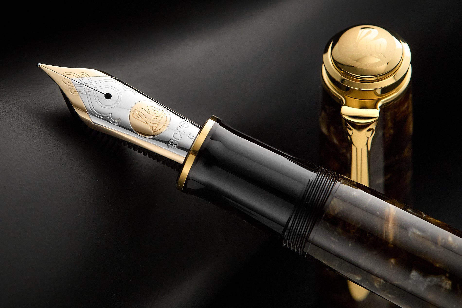 Pelikan M1000 Fountain Pen - Renaissance Brown (Limited Edition)