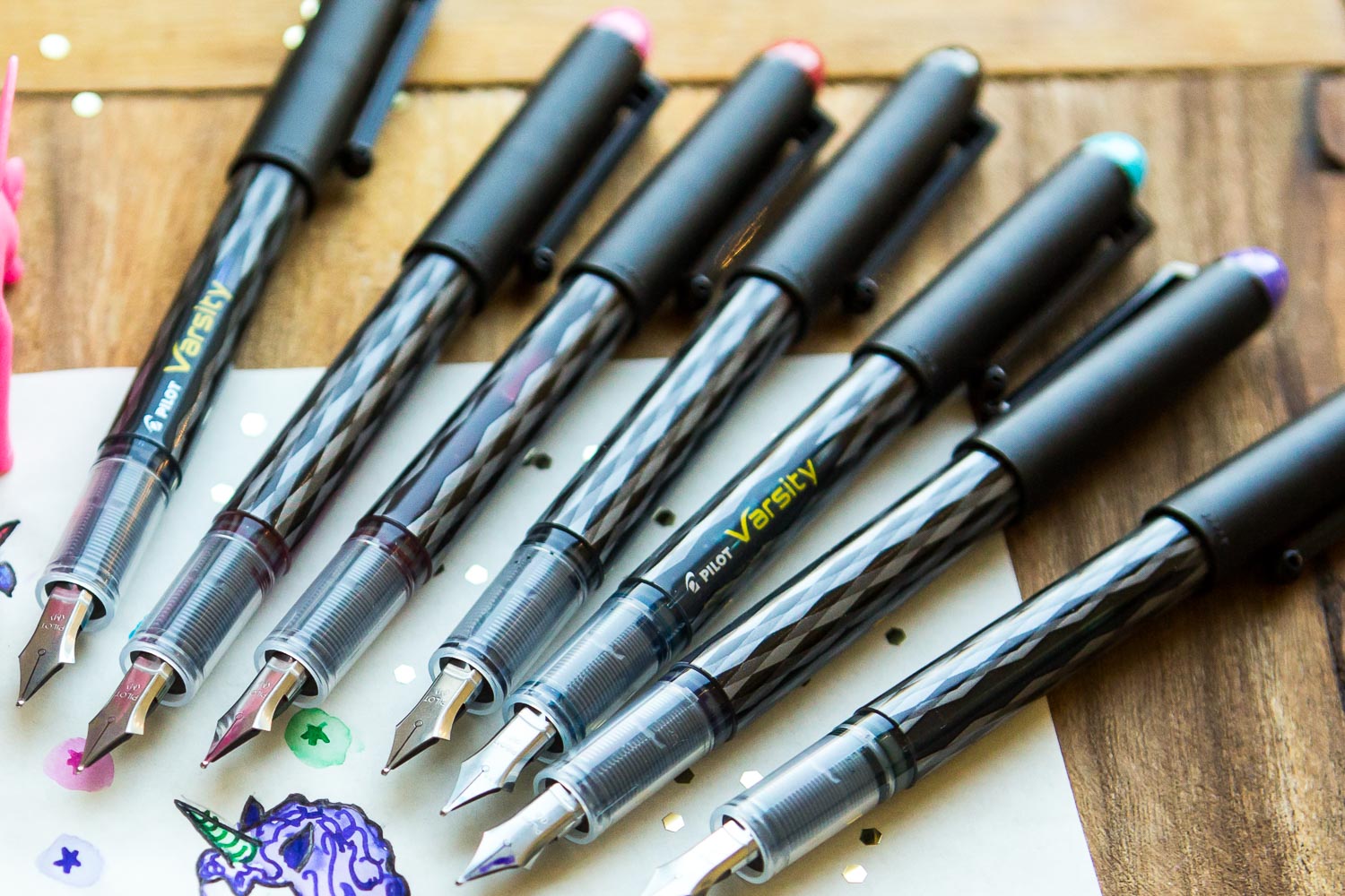 Pilot Varsity fountain pens