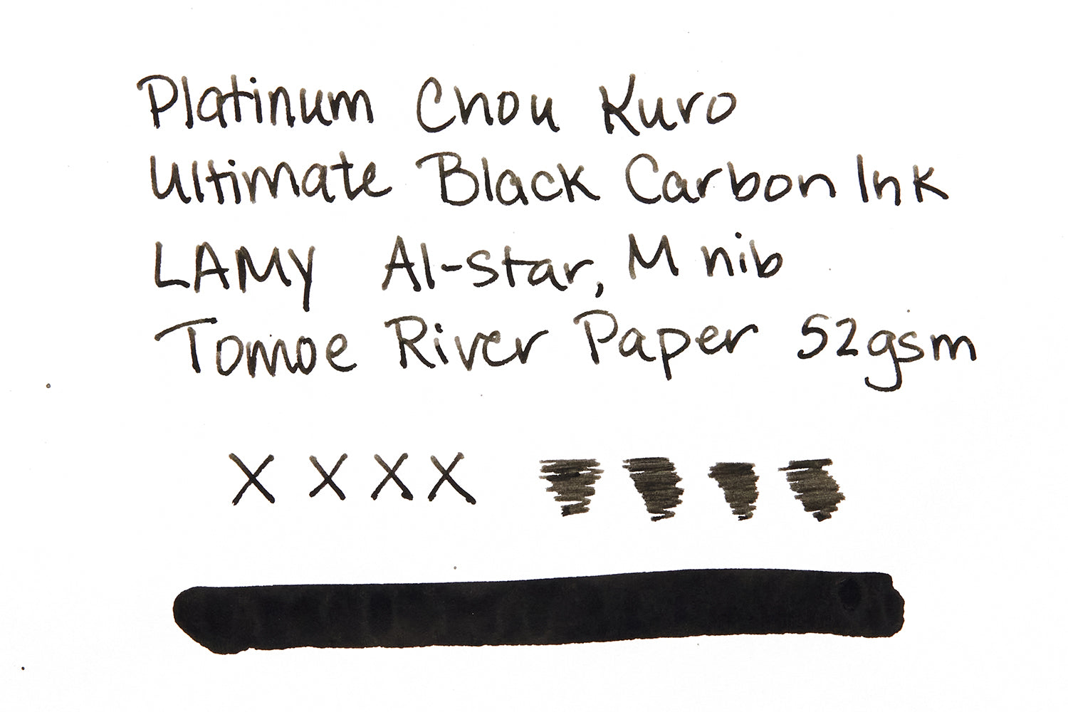 Platinum Carbon Black: Fountain Pen Ink Review - The Goulet Pen Company