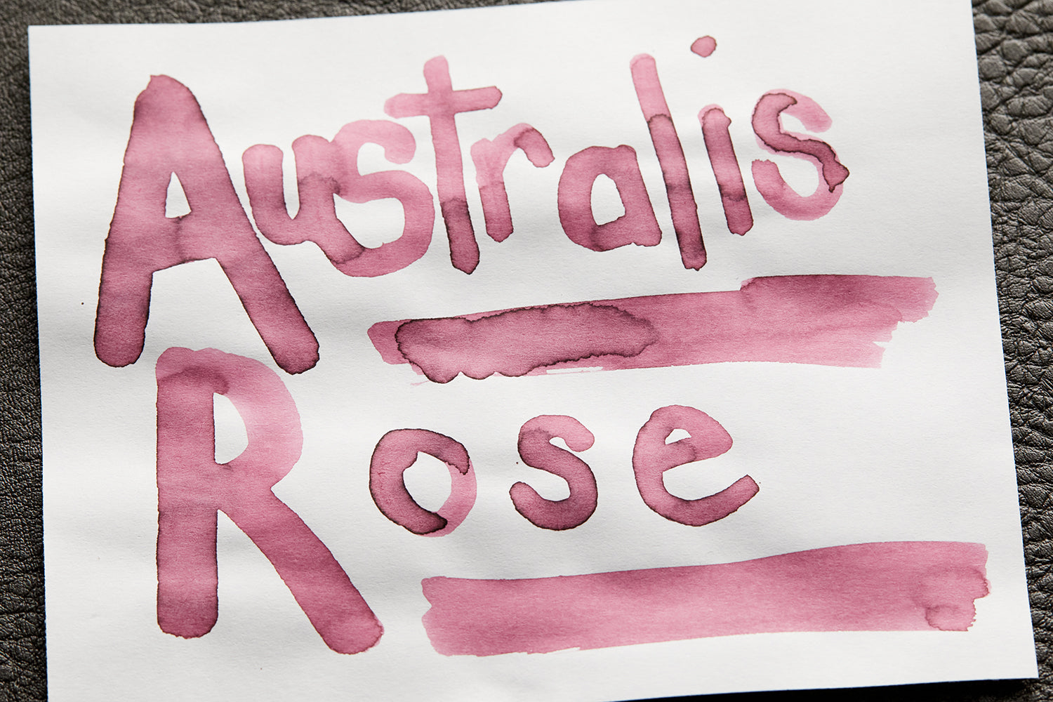 Robert Oster Australis Rose writing sample